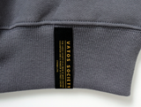 STIGMA(スティグマ)  DRIP OVERSIZED HEAVY SWEAT CREWNECK PURPLE GRAY