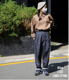 Q CUMBERS (キューカンバース)　CITY GUY SHIRTS/ Caramel brown