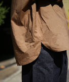 Q CUMBERS (キューカンバース)　CITY GUY SHIRTS/ Caramel brown
