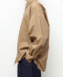 Q CUMBERS (キューカンバース)　CITY GUY SHIRTS/ Caramel brown