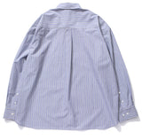 Q CUMBERS (キューカンバース)　CITY GUY SHIRTS/ Navy stripe