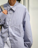 Q CUMBERS (キューカンバース)　CITY GUY SHIRTS/ Navy stripe