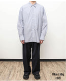 Q CUMBERS (キューカンバース)　CITY GUY SHIRTS/ Navy stripe