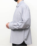 Q CUMBERS (キューカンバース)　CITY GUY SHIRTS/ Navy stripe