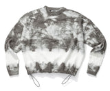 Q CUMBERS (キューカンバース)　TIE-DYE PULLOVER KNIT / Grey