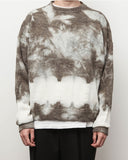 Q CUMBERS (キューカンバース)　TIE-DYE PULLOVER KNIT / Grey