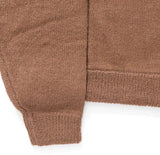 Q CUMBERS (キューカンバース)　OVERSIZED PULLOVER KNIT/ Cocoa