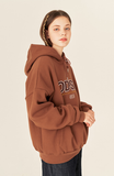 Odd Studio (オッドスタジオ)　ODSD LOGO HOODIE-BROWN
