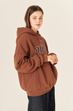 Odd Studio (オッドスタジオ)　ODSD LOGO HOODIE-BROWN