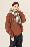 Odd Studio (オッドスタジオ)　ODSD LOGO HOODIE-BROWN