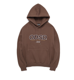 Odd Studio (オッドスタジオ)　ODSD LOGO HOODIE-BROWN