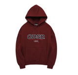 Odd Studio (オッドスタジオ)　ODSD LOGO HOODIE-BURGUNDY