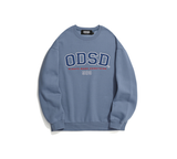 Odd Studio (オッドスタジオ)　ODSD APPLIQUE LOGO SWEATSHIRT-DUST BLUE