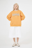 Odd Studio (オッドスタジオ)　ODSD APPLIQUE LOGO SWEATSHIRT-ORANGE