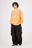 Odd Studio (オッドスタジオ)　ODSD APPLIQUE LOGO SWEATSHIRT-ORANGE