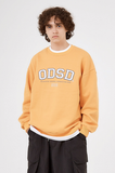 Odd Studio (オッドスタジオ)　ODSD APPLIQUE LOGO SWEATSHIRT-ORANGE