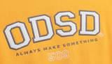 Odd Studio (オッドスタジオ)　ODSD APPLIQUE LOGO SWEATSHIRT-ORANGE