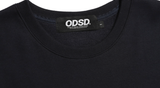 Odd Studio (オッドスタジオ)　ODSD APPLIQUE LOGO SWEATSHIRT-BLACK