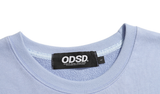 Odd Studio (オッドスタジオ)　STANDARD EMBROIDERED LOGO SWEATSHIRT-SKY BLUE