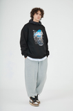 Odd Studio (オッドスタジオ)　WORLD DIGITAL PRINTING SWEATSHIRT-BLACK
