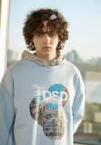 Odd Studio (オッドスタジオ)　WORLD DIGITAL PRINTING SWEATSHIRT-BLUE