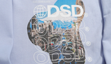 Odd Studio (オッドスタジオ)　WORLD DIGITAL PRINTING SWEATSHIRT-BLUE