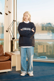 Odd Studio (オッドスタジオ)　NEBRASKA SWEATSHIRT T-SHIRT-NAVY