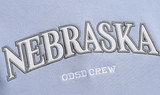 Odd Studio (オッドスタジオ)　NEBRASKA SWEATSHIRT T-SHIRT-SKY BLUE