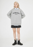 Odd Studio (オッドスタジオ)　NEBRASKA SWEATSHIRT T-SHIRT-GRAY