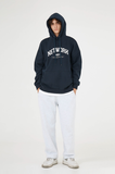 Odd Studio (オッドスタジオ)　NETWORK HOODED SWEATSHIRT-NAVY