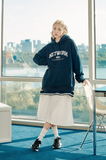 Odd Studio (オッドスタジオ)　NETWORK HOODED SWEATSHIRT-NAVY