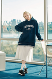 Odd Studio (オッドスタジオ)　NETWORK HOODED SWEATSHIRT-NAVY