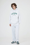 Odd Studio (オッドスタジオ)　NETWORK HOODED SWEATSHIRT-MELANGE WHITE