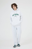 Odd Studio (オッドスタジオ)　NETWORK HOODED SWEATSHIRT-MELANGE WHITE