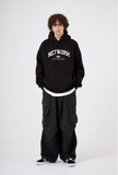Odd Studio (オッドスタジオ)　NETWORK HOODED SWEATSHIRT-BLACK