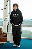 Odd Studio (オッドスタジオ)　NETWORK HOODED SWEATSHIRT-BLACK