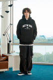 Odd Studio (オッドスタジオ)　NETWORK HOODED SWEATSHIRT-BLACK