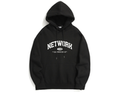 Odd Studio (オッドスタジオ)　NETWORK HOODED SWEATSHIRT-BLACK