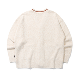 ロマンティッククラウン(ROMANTIC CROWN) BLENDING KNIT CARDIGAN_OATMEAL