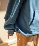 Q CUMBERS (キューカンバース)　BIG SILHOUETTE HOODIE / Dark celadon