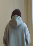 Q CUMBERS (キューカンバース)　BIG SILHOUETTE HOODIE / Grey