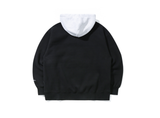 ロマンティッククラウン(ROMANTIC CROWN) RC CLUB HALF ZIP UP HOOD_BLACK