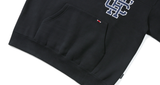 ロマンティッククラウン(ROMANTIC CROWN) RC CLUB HALF ZIP UP HOOD_BLACK