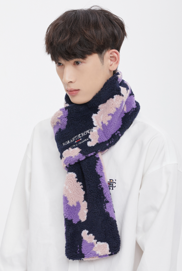 ロマンティッククラウン(ROMANTIC CROWN)  CLOUD FLEECE NECK WARMER_NAVY