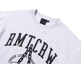 ロマンティッククラウン(ROMANTIC CROWN) DOUBLE DICE SWEAT SHIRT_LIGHT GRAY