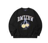 ロマンティッククラウン(ROMANTIC CROWN) DOUBLE DICE SWEAT SHIRT_BLACK