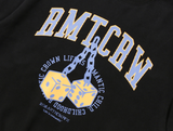 ロマンティッククラウン(ROMANTIC CROWN) DOUBLE DICE SWEAT SHIRT_BLACK