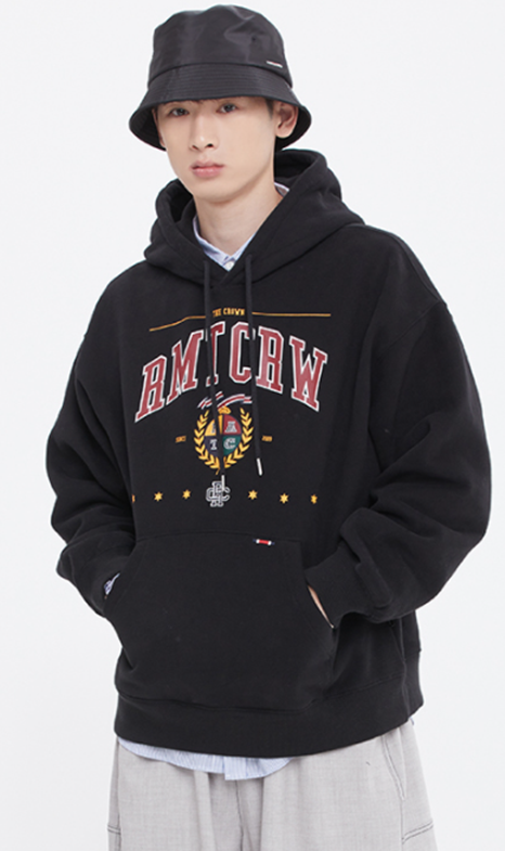 ロマンティッククラウン(ROMANTIC CROWN)  RMTCRW EMBLEM HOOD_BLACK