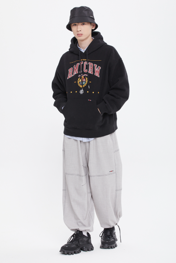 ロマンティッククラウン(ROMANTIC CROWN)  RMTCRW EMBLEM HOOD_BLACK