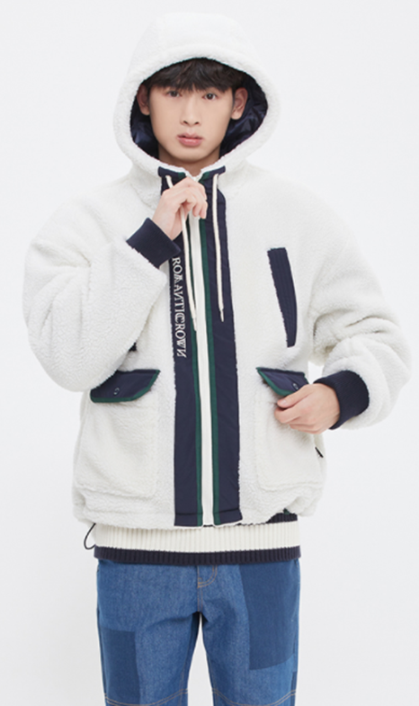 ロマンティッククラウン(ROMANTIC CROWN)  HEAVY FLEECE JACKET_OATMEAL